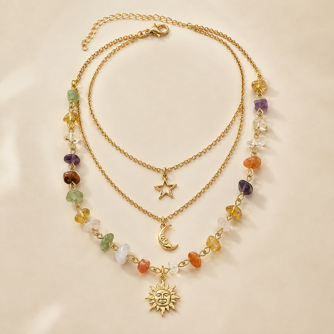 Celestial Harmony Layered Necklace