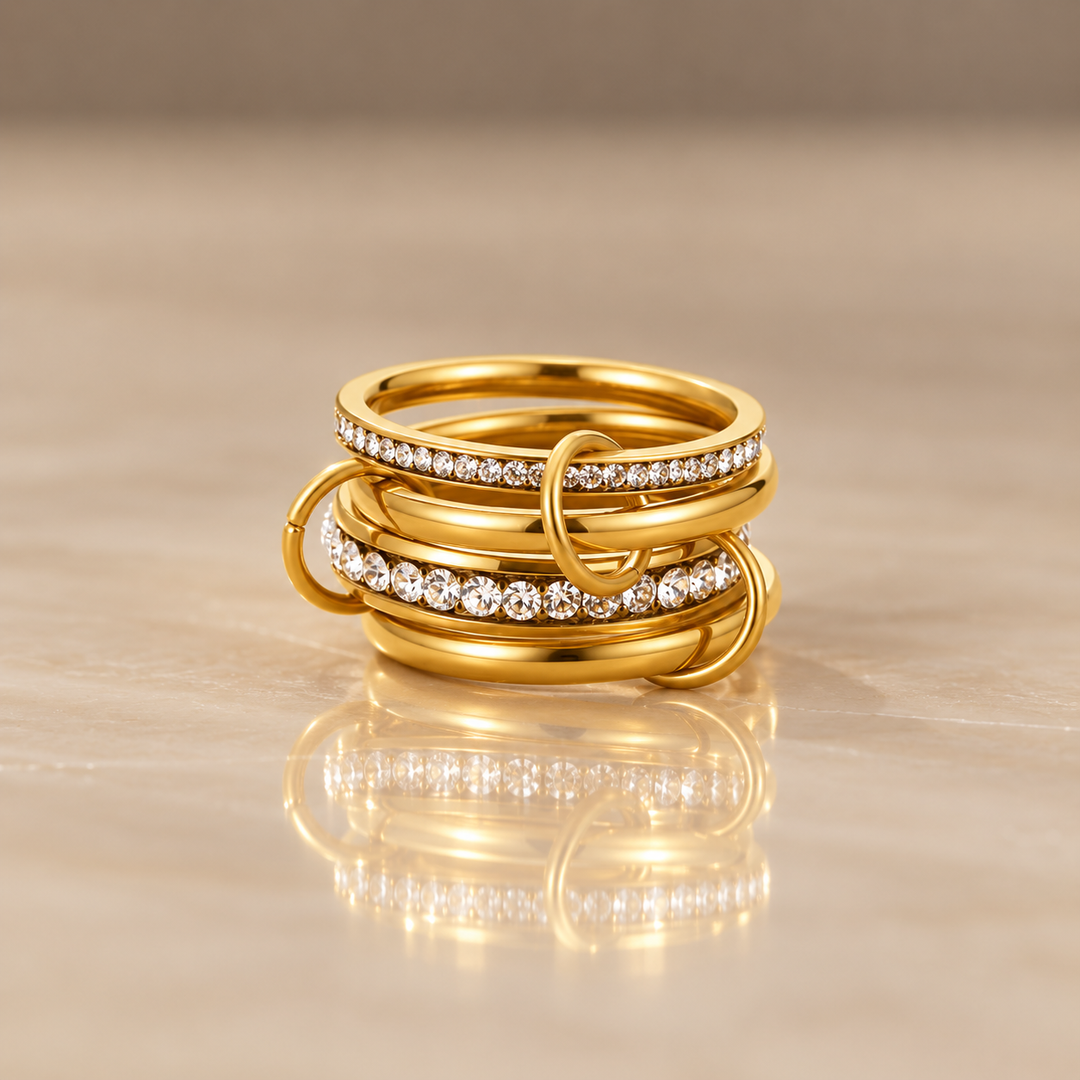 Zircon Layered Ring