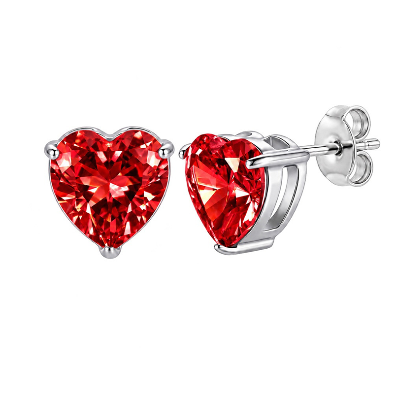 Serene Heart Birthstone Studs – Vntery