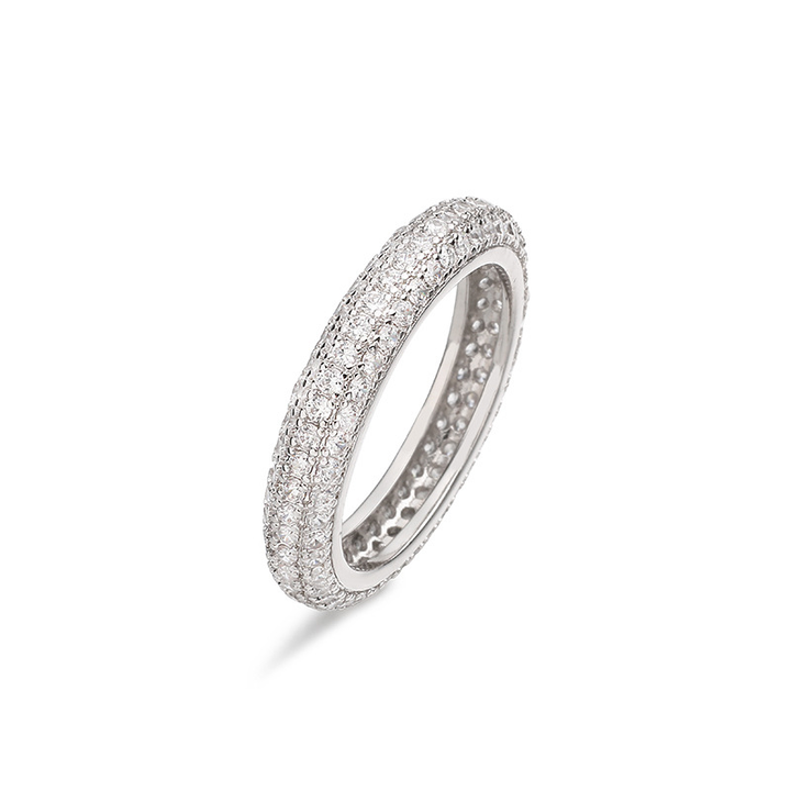 Spectrum Sparkle Band Ring