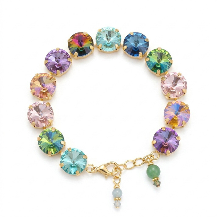 Vibrant Layered Gem Necklace