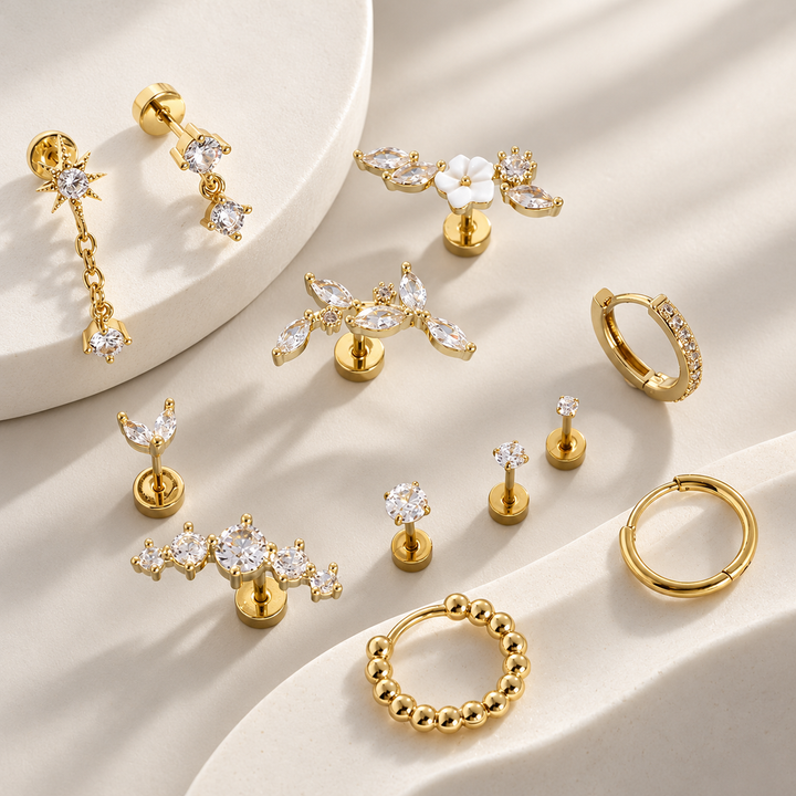 Everyday Sparkle Multi-Style Earring Set