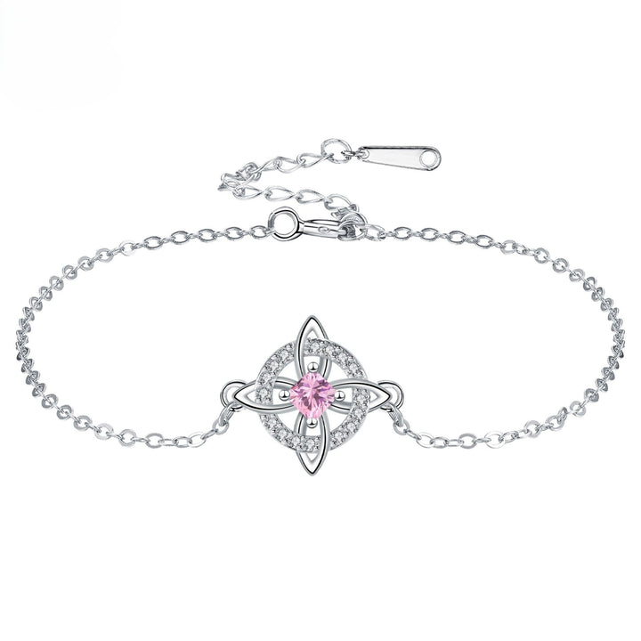 Celtic Knot Birthstone Bracelet