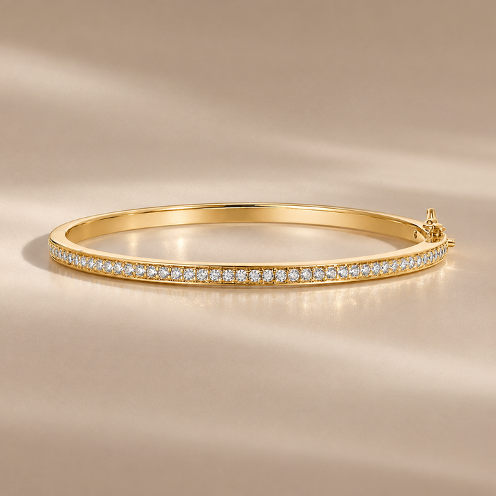 Celeste Pavé Bangle Bracelet