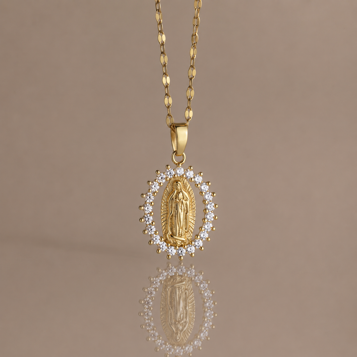 Sacred Halo Medal Necklace