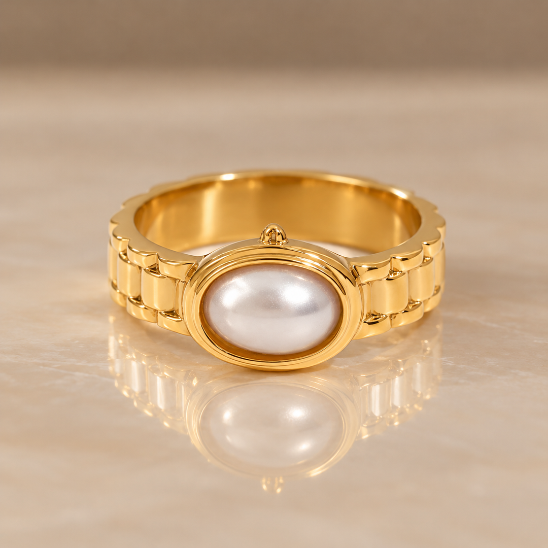 Pearl Vintage Statement Ring