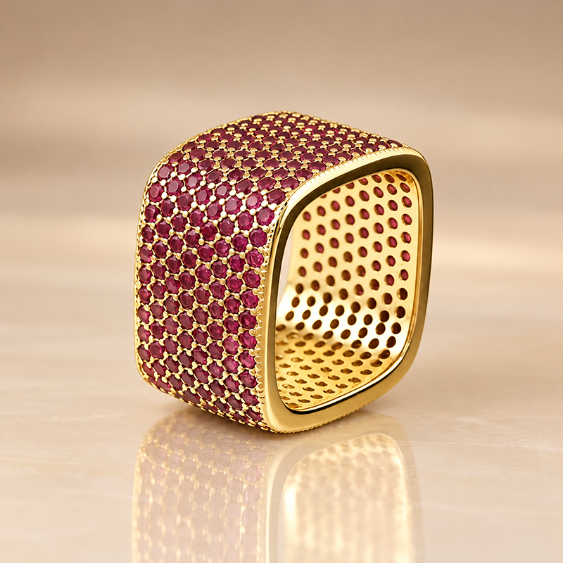 Mosaic Pavé Ring