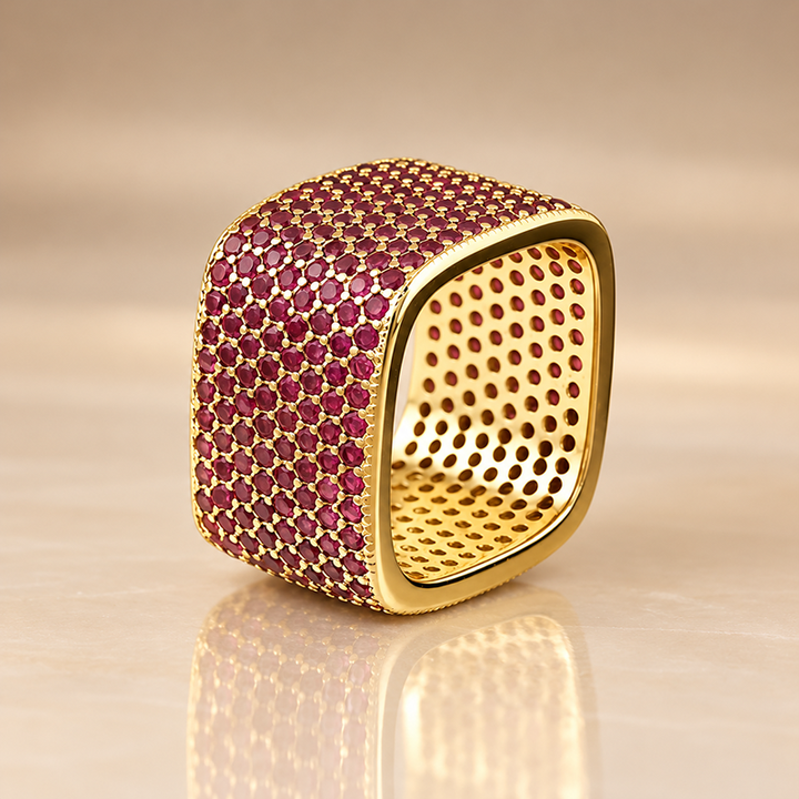 Mosaic Pavé Ring