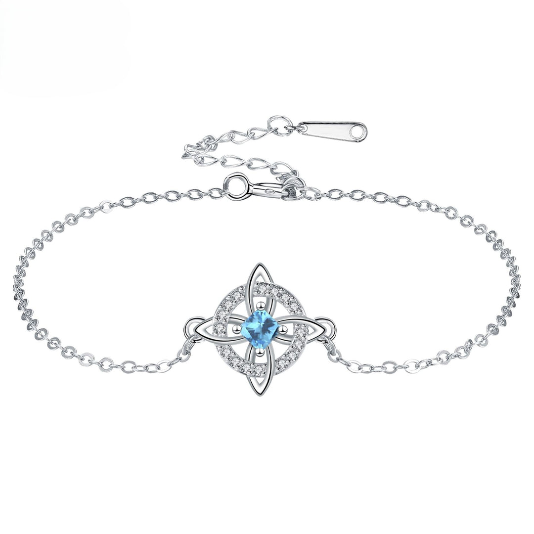 Celtic Knot Birthstone Bracelet