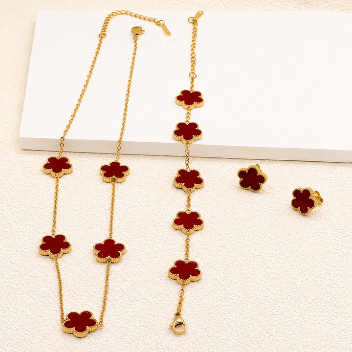 Floral Jewelry Set