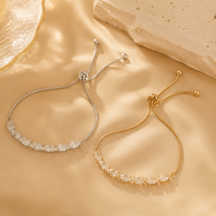 Crystal Drop Tennis Bracelet