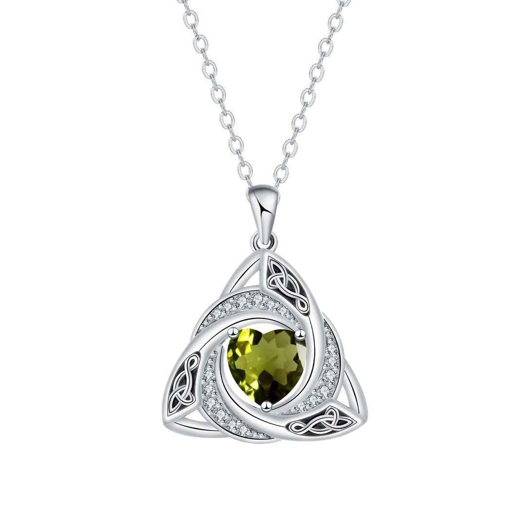 Eternal Trinity Birthstone Necklace