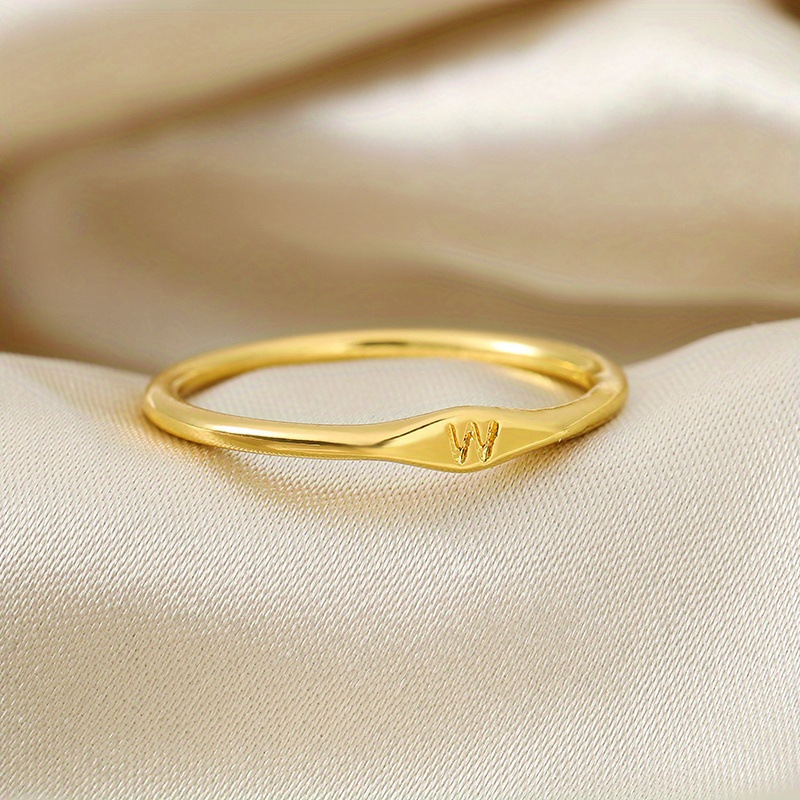 Signature Initial Ring Collection