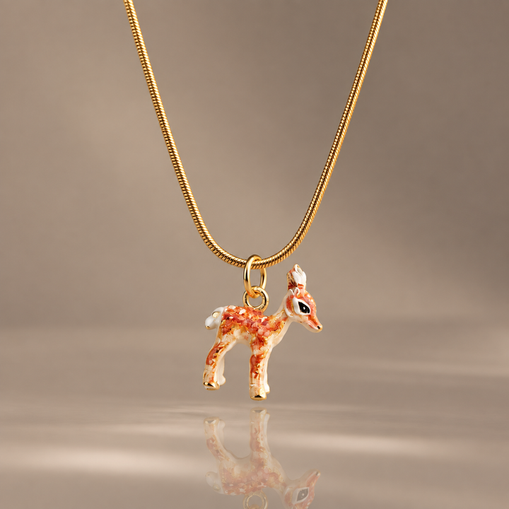 Deer Charm Necklace