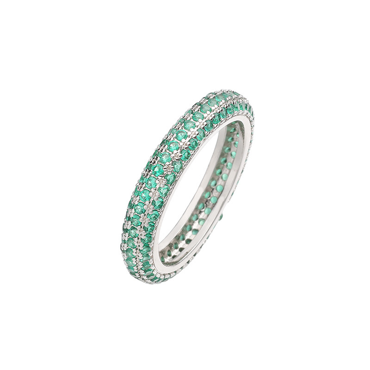 Spectrum Sparkle Band Ring