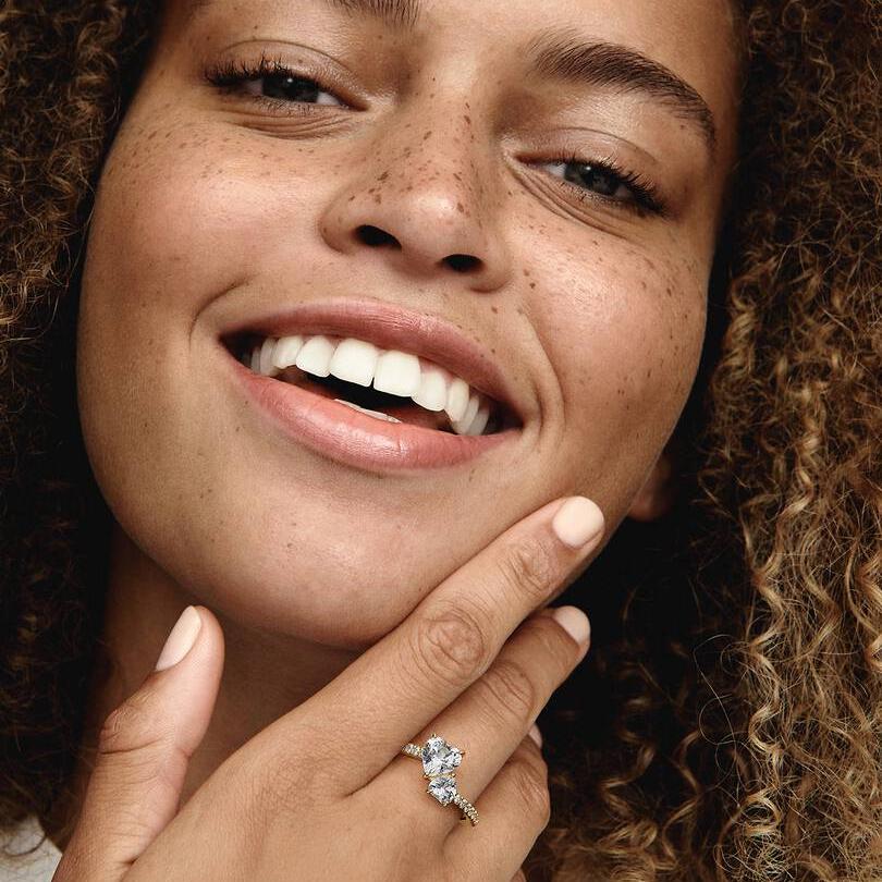 Toi et Moi Zircon Ring