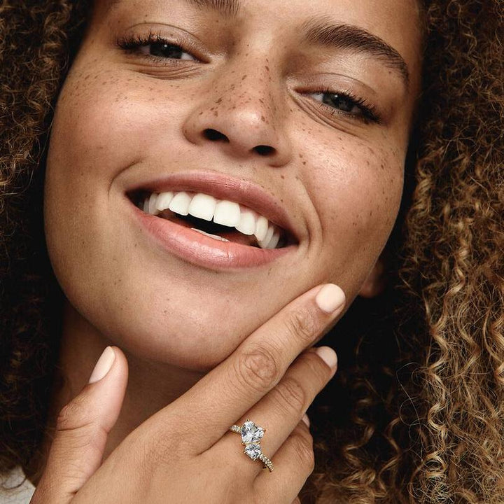 Toi et Moi Zircon Ring