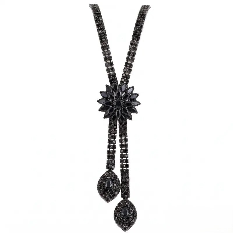 Crystal Flower Zirconia Jewelry Set