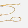 Gold Hand Chain Bracelet Ring