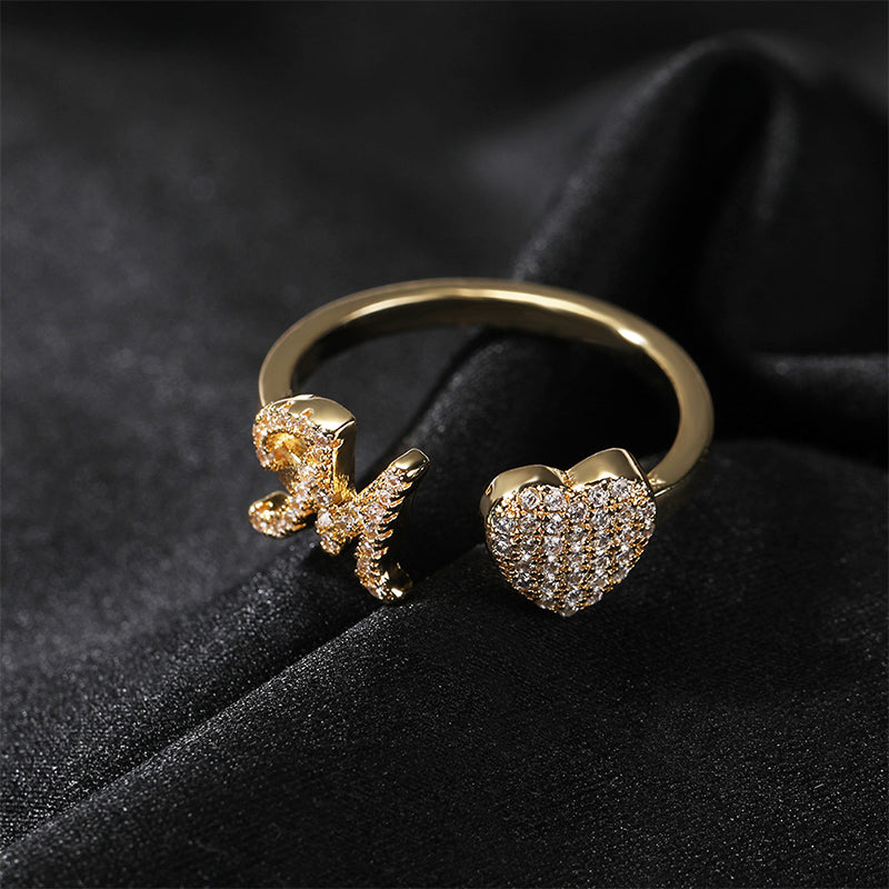 Keepsake Initial Ring