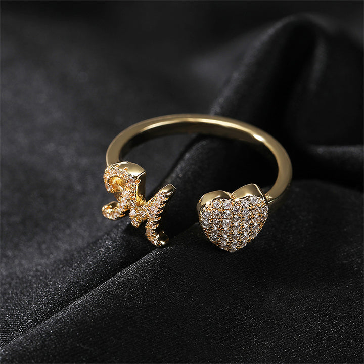 Keepsake Initial Ring