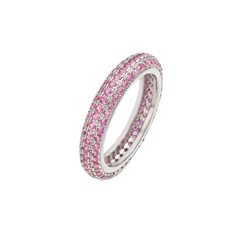 Spectrum Sparkle Band Ring
