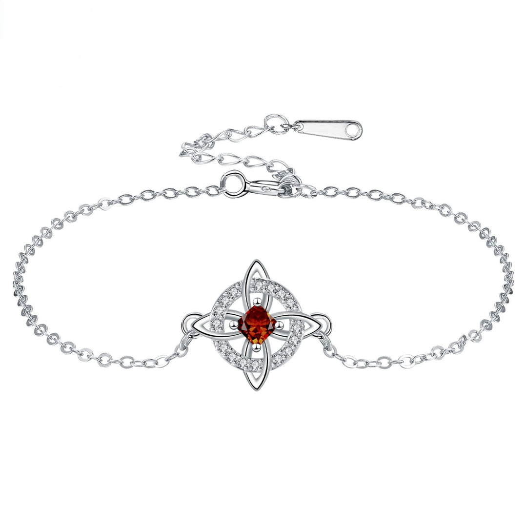 Celtic Knot Birthstone Bracelet