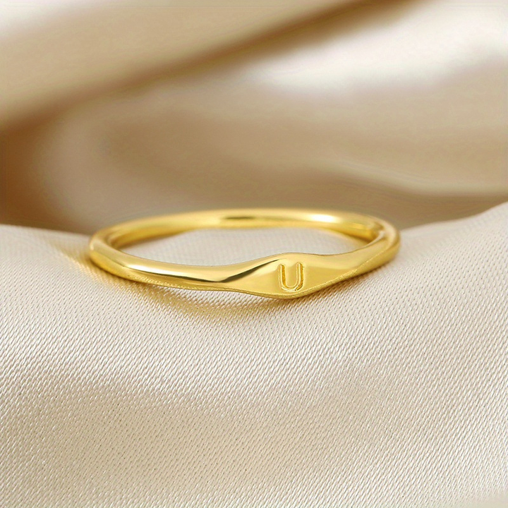 Signature Initial Ring Collection
