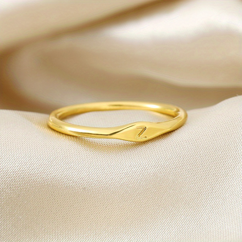Signature Initial Ring Collection