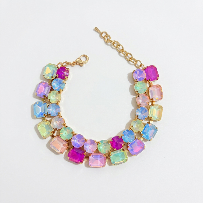 Vibrant Layered Gem Necklace
