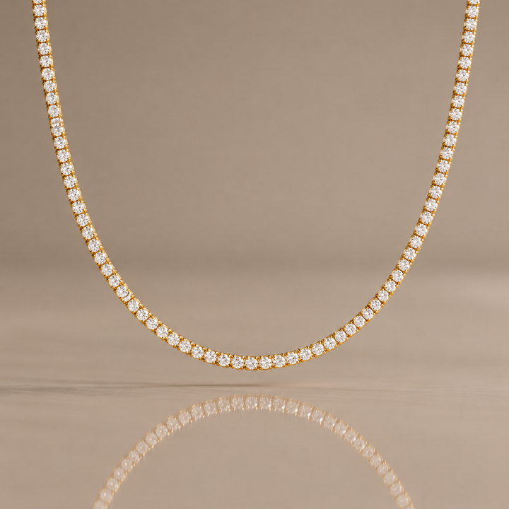 Crystal Tennis Choker Necklace