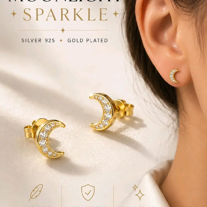 Octagram Zircon Stud Earrings