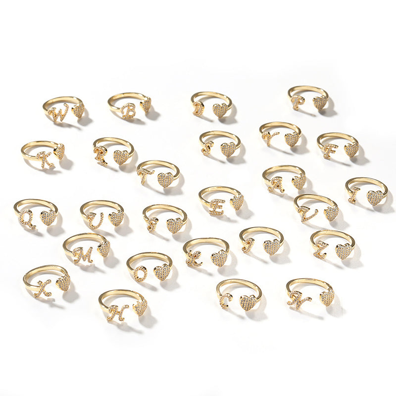 Keepsake Initial Ring