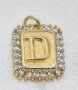 Gold Paperclip Initial Necklace
