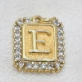 Gold Paperclip Initial Necklace