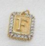 Gold Paperclip Initial Necklace