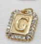 Gold Paperclip Initial Necklace