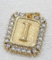 Gold Paperclip Initial Necklace