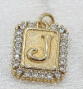 Gold Paperclip Initial Necklace
