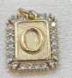 Gold Paperclip Initial Necklace