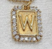 Gold Paperclip Initial Necklace