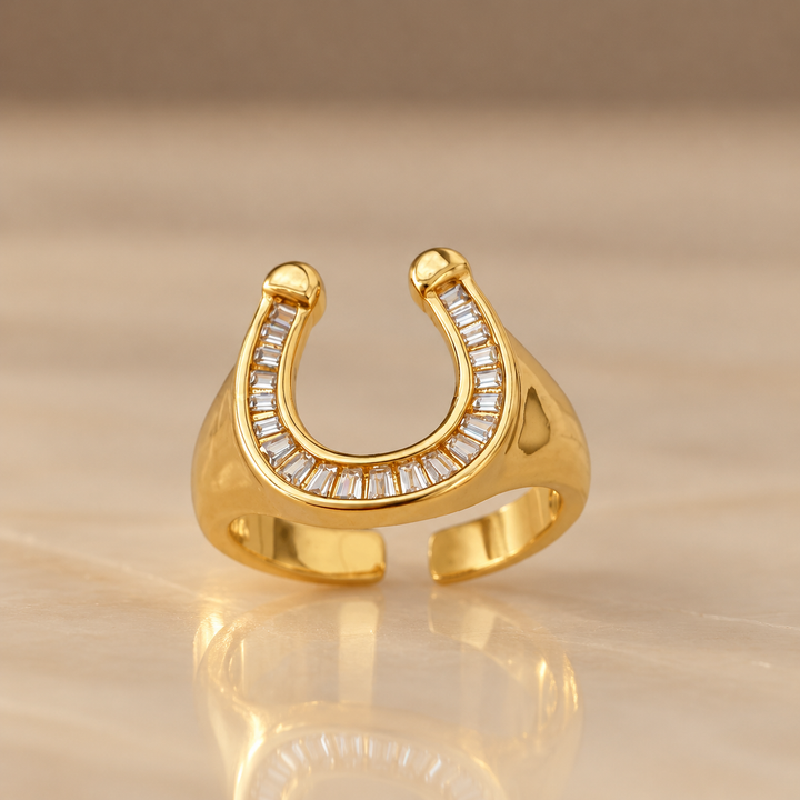 Luxe Horseshoe Ring