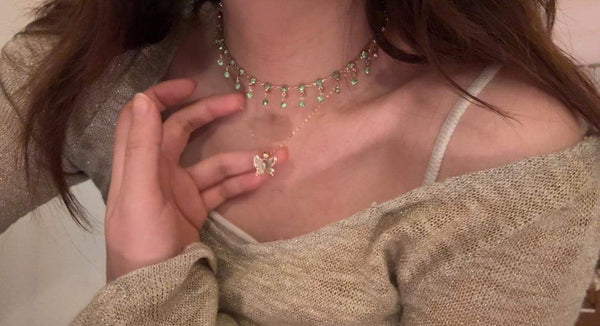 Ocean Drop Layered Necklace
