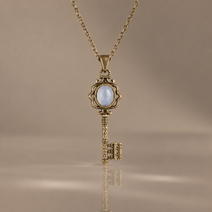 Vintage Key Pendant Necklace