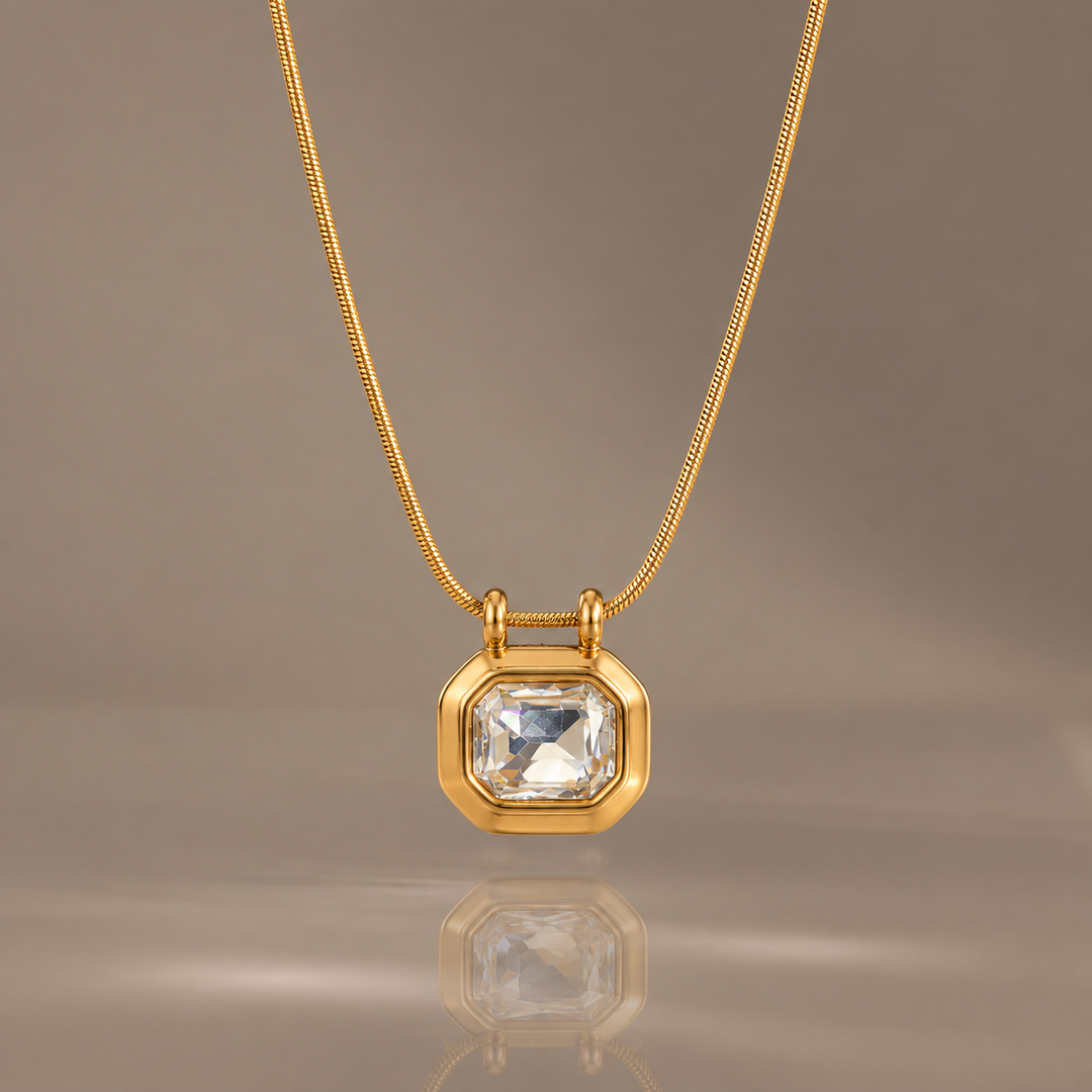 Classic Gemstone Pendant Necklace