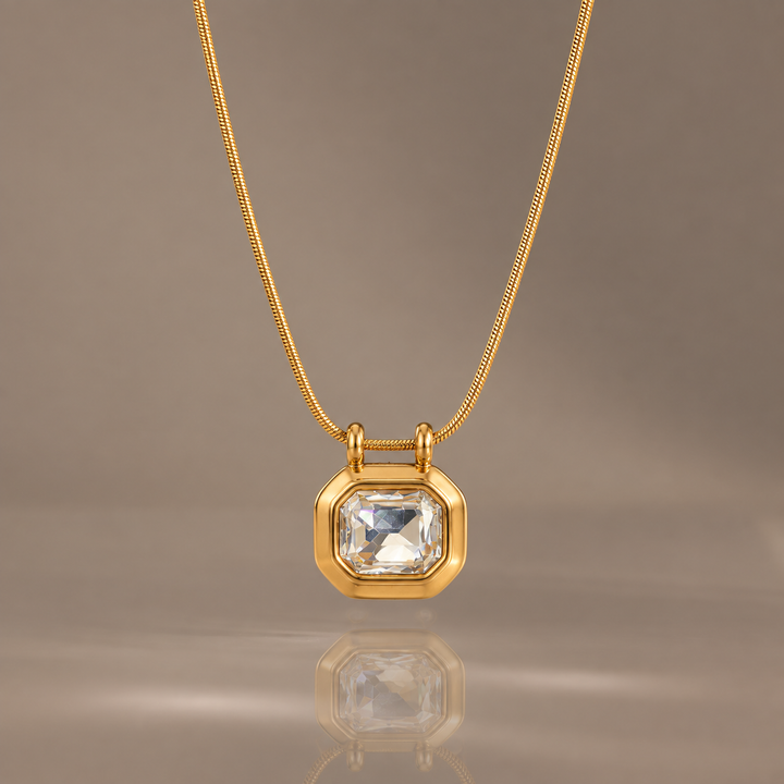Classic Gemstone Pendant Necklace