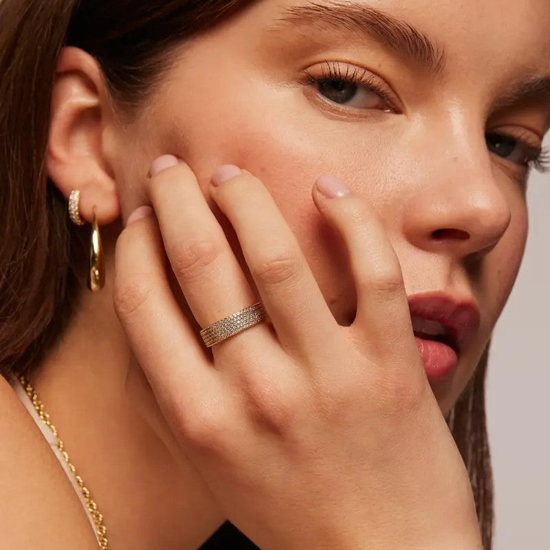 Sparkling Pavé Band Ring