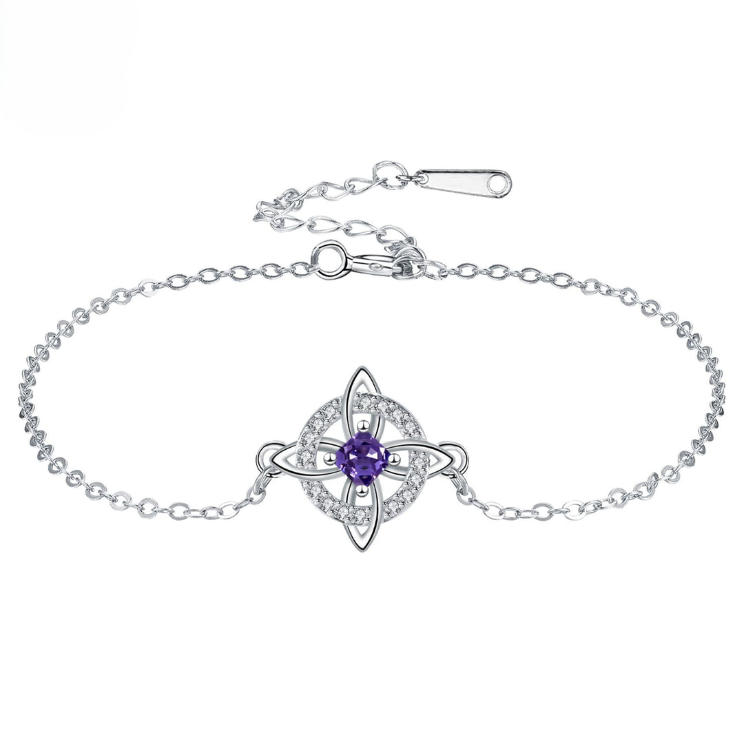 Celtic Knot Birthstone Bracelet