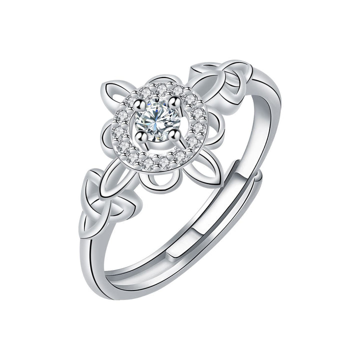 Eternal Celtic Knot Birthstone Ring
