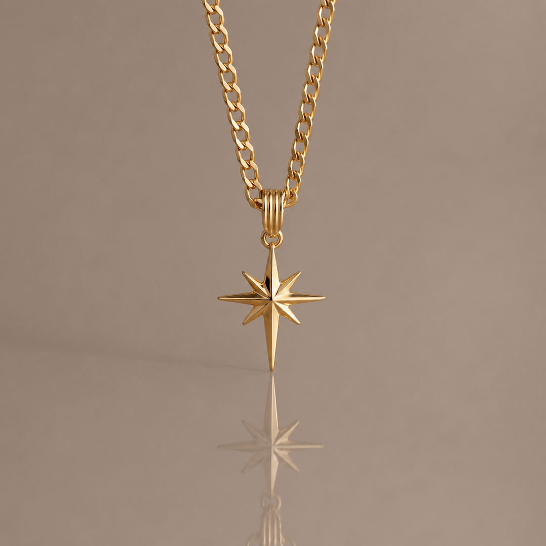 Celestial Star Pendant Necklace